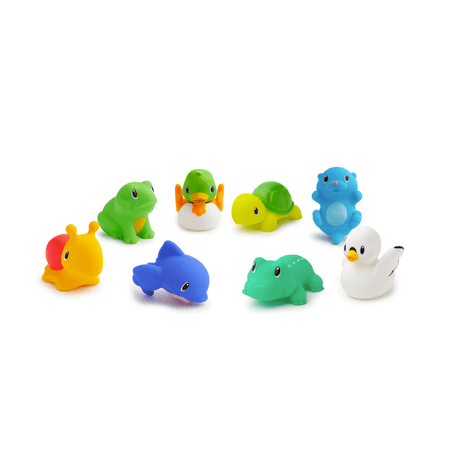 Munchkin Lake Squirts Bath Toy, 8 Pack