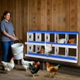 thumbnail image 1 of 10-Hole Chicken Coop Nesting Box with Ventilation, Galvanized Steel Laying Box for Hens & Ducks, 1 of 7