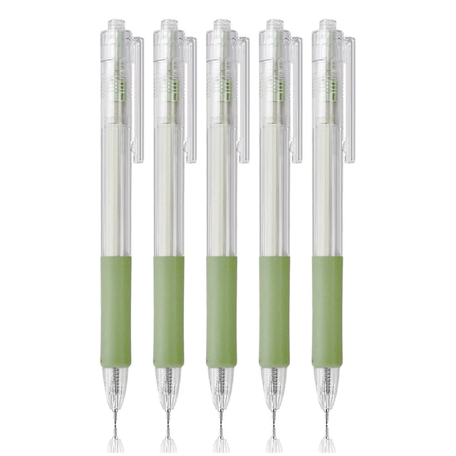 BUYISI Ergonomic Grip Artists Durable Construction Functional Package Content Green 5Pcs