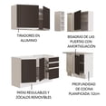 thumbnail image 4 of Cocina Integral Completa Modular Madesa Glamy 269cm BN 01, 4 of 5