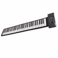 thumbnail image 5 of Piano con teclado enrollable de 61 teclas, función MIDI, Piano portátil con pantalla Digital LED, enchufe de 100-240V para EE. UU., 5 of 5