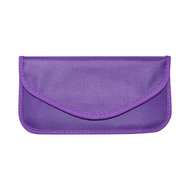 6.5 Inch Phone Signal Blocker Bag - 99.9 Shielding Efficiency, 0.12mm Thickened Material, Blocks Gps Tracking & Rfid Scanning, Radiation Protection for Electronics, Credit Card Safe, Ihhxbz