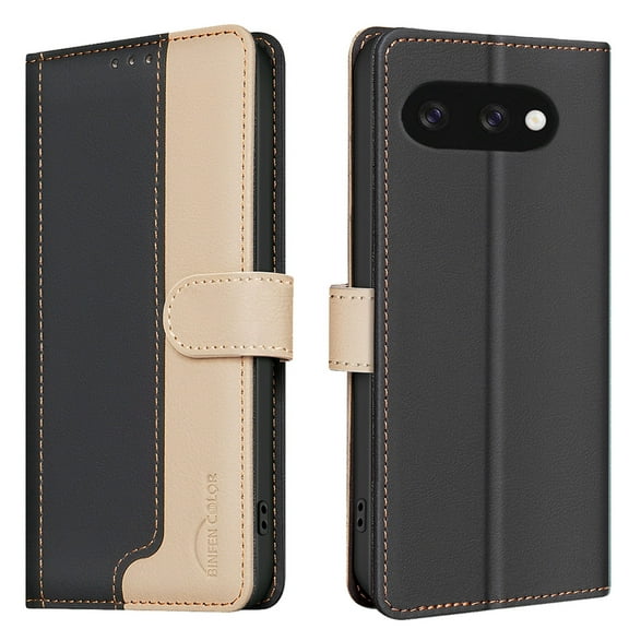Leather Wallet Phone Case For Google Pixel 8 Pro 8Pro Pixel 8A Phone Case Wallet Case with Quality Leather Phone Cover With Card Holder Zipper