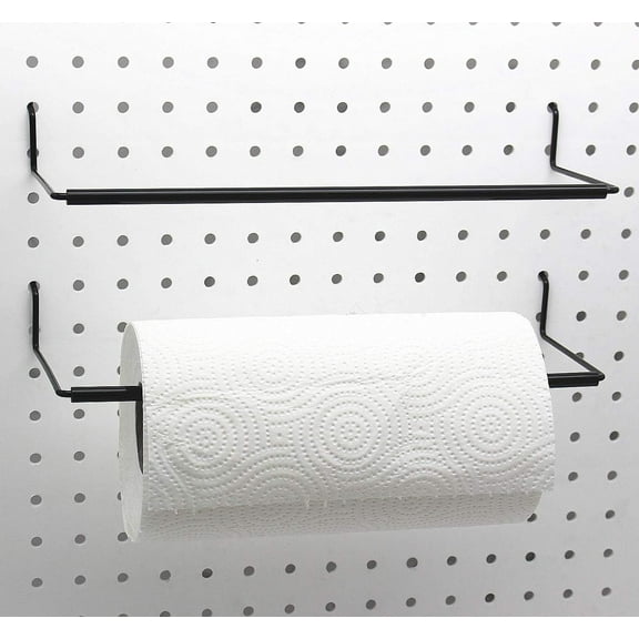 Extendable Paper Towel Holder for Pegboard, 2 Pack
