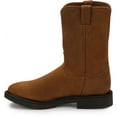 thumbnail image 3 of JUSTIN WORK Men's 10" Conductor Soft Toe Work Boot Bark - 4760, 3 of 7