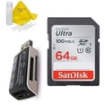 thumbnail image 1 of Tarjeta de memoria SD 64 GB Ultra Clase 10 SDXC UHS-I para Canon EOS, 1 of 1