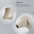 thumbnail image 2 of Leather Dog Mannequins Standing Position Dog Models Toys Pet Animal Shop Display Mannequin White M, 2 of 8