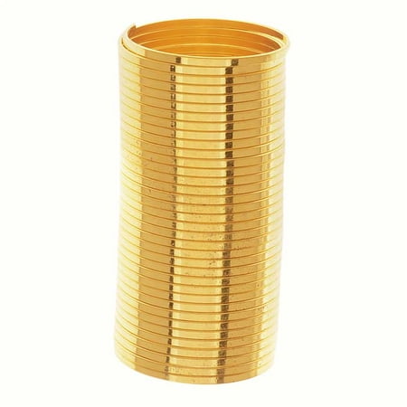 - Beadalon Gold Plated Ring Size Flat Memory Wire 20mm Diameter 33 Loops (0.35 Oz)
