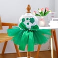 thumbnail image 7 of St. Patrick's Day Dog & Cat Costume, Green Mesh Skirt Dress Breathable Party Outfit for Small Medium Pets, Irish Holiday Apparel, 7 of 7