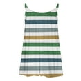thumbnail image 4 of Lenpel Women's Tank Tops Summer Spaghetti Strap Scoop Neck Pleated Color Block Sleeveless T-Shirts Casual Loose Cami Shirts, 4 of 5