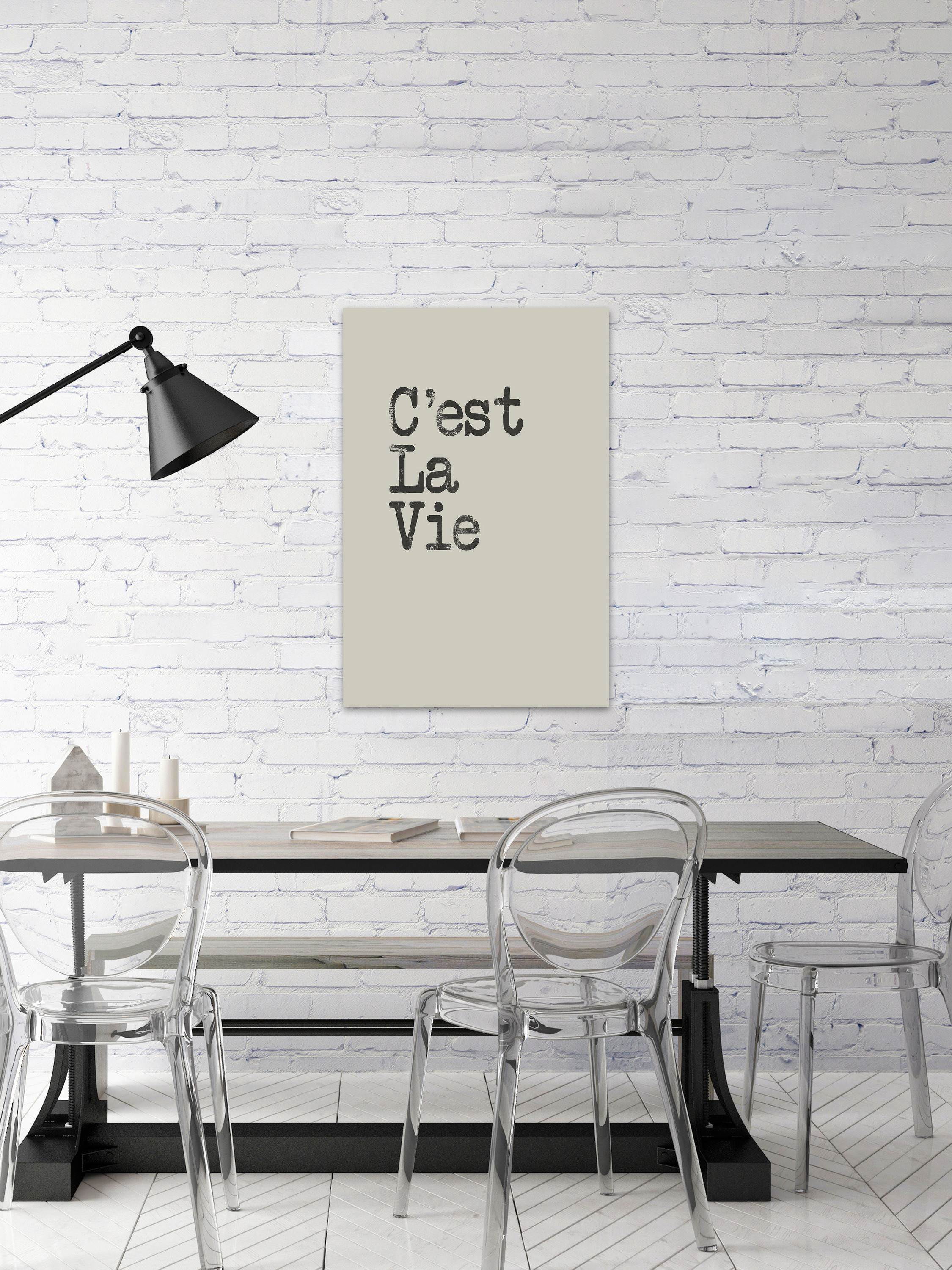 C'est La Vie II Painting Print on Wrapped Canvas