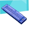thumbnail image 3 of STRANDCHIC 1Pcs Blue Harmonica For Kids Small And Sophisticated Music Themed, 3 of 7