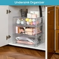 thumbnail image 2 of 3-Pack Stackable Acrylic Storage Drawers - Easy-Assemble Organizers for Bathroom Undersink, Closet & Pantry, 2 of 4