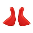 thumbnail image 1 of Cubras de palanca de cambios de 2 piezas a mano de repuesto Palancas de freno de bicicleta para ER9 ERX Rojo, 1 of 8