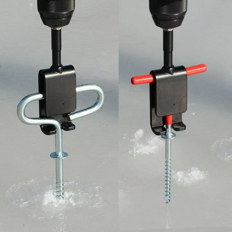 Fishing Ice Anchor Drill Adapter Winter Fishing Tent Accessories Adapter  for Gardening & Canopies 