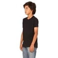 thumbnail image 3 of The Bella Canvas Youth Jersey Short Sleeve T-Shirt BLACK M, 3 of 3