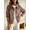 Purple, variant on Caywon Women's Cropped Plaid Button-Up Jacket with Drop Shoulder and Side Pockets, Loose Cut Casual Outwear for Spring and Fall Vacation Travel