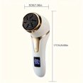thumbnail image 3 of HLONK 1pc Rechargeable Electric Foot Callus Remover - Professional Pedicure File with USB Charging  Metal Construction  Lithium Battery  Includes Multiple Attachments  No Fragrance  Inclu, 3 of 6