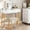 White, variant on Vanity Desk with Lighted Mirror, Flip Top Dressing Table with Stool, Charge Station, for Gilrs Women Vanity in Bedroom, White