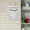 thumbnail image 1 of OULII Mesh Garbage Bag Holder Organizing Recycling Items Elastic Net 1Pack, 1 of 8