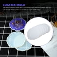 thumbnail image 2 of 6 Pieces Resin Coaster Large Silicone Mold Irregular Wave Shape Mold, 2 of 5