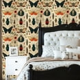 thumbnail image 2 of Boho Peel and Stick Wallpaper Vintage Botanical Entomology Butterflies Moths Beetles 23.6in x 9.8ft Contact Paper Removable Self Adhesive Wall Paper for Cabinets Drawers Bathroom Bedroom, 2 of 8