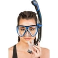 thumbnail image 3 of Cressi Ikarus Mask with Orion Semi-Dry Snorkel Combo, 3 of 5