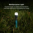 thumbnail image 6 of MPOWERD Luci Solar Site Lights - 6 Detachable Mini Camping Lights with Tent Stakes and Charging Case, 6 of 7