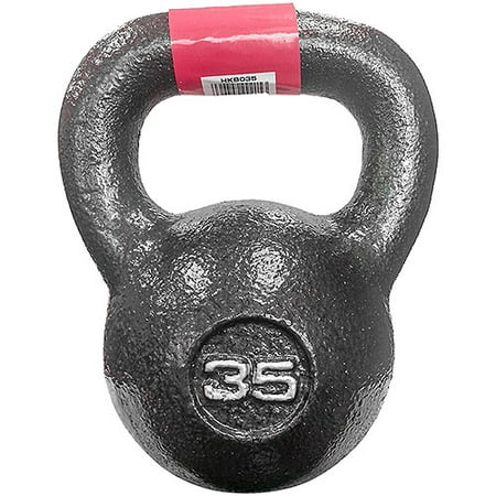 Marcy 35 lb Cast Iron Kettle Bell: HKB-035