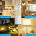 thumbnail image 7 of TORCHSTAR 12-Pack G4 LED Bulbs, for Outdoor Landscape Light, Deck, Stair, Step, Path Lights, T3 JC Type Bi-Pin G4 Base Halogen Bulbs, 3000K Warm White, 12VAC/DC, 20-30W Halogen Equivalent, 7 of 7