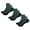 Quarter Grey/Black, variant on 12-Pack Unisex Cotton Athletic Running Low-Cut Cushioned Socks 9-11, White/Gray