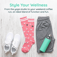 thumbnail image 4 of NICELF Compression Socks for Women & Men, 20-30 mmHg Knee High Stockings, 4 Pairs Support Circulation Socks for Nurse, Travel, Athletic, Cycling, 4 of 7