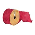 thumbnail image 1 of Vickerman Q180653 2.5 in. x 10 Yards Red Woven Floral Dupioni Ribbon, 1 of 1