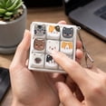 thumbnail image 6 of StlyGar Cat Shape Keyboard Fidget Toy, 9-in-1 Clicky Fidget with Cat Expressions, Removable Keyboard Clicker Keychain for Adult Office Stress Relief, 6 of 6