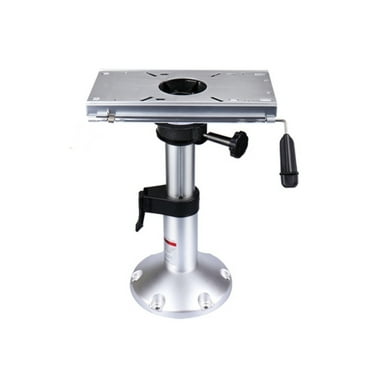 Boat Seat Pedestal with Slide Mount, Adjustable Height from 13in to 18in