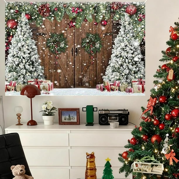 Herunwer Christmas Tapestry Room Decoration Wall Cloth Tapestry Home Tapestry Christmas Decoration Cloth
