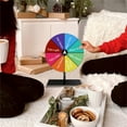 thumbnail image 7 of Prize Wheel Carnival Game, Acrylic Editable Roulette Spinner, Red Prize Wheel with Stand for Carnival Party Game Editable Rotating Table Roulette Spinner, by Honglin, 7 of 7