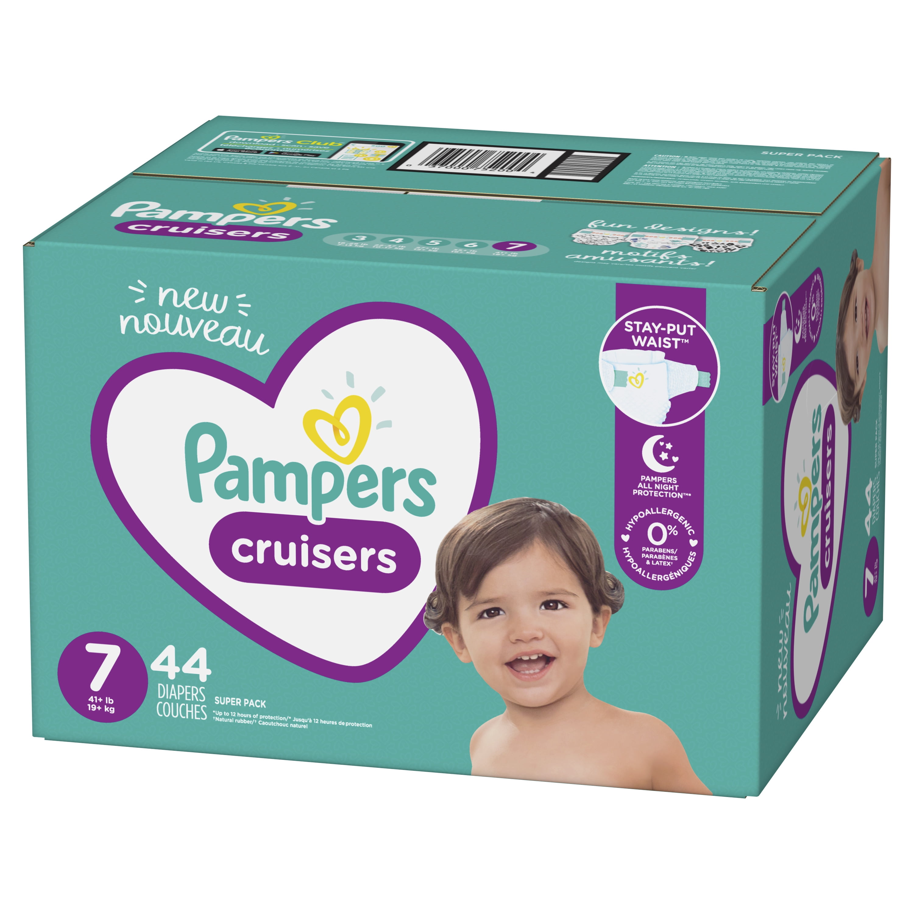 pampers cruisers size 7 walmart