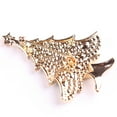 thumbnail image 6 of MRLESS Women's Rhinestone Christmas Tree Brooch Xmas Party Pin, 6 of 9