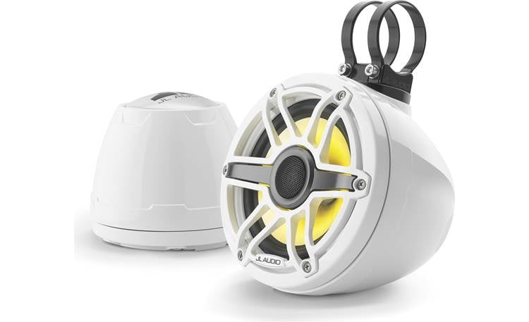 JL Audio M6 VeX Pods 6.5" Enclosed Speaker System for Marine & Powersports, Gloss White - M6-650VeX-Gw-S-GwGw-i