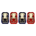 thumbnail image 4 of Quick Release Battery Terminals for 12V Car Auto Connectors - 2 Pairs Red and Blue Clamps, 4 of 7