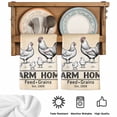 thumbnail image 5 of Farm Chicken Kitchen Towels Set of 3, Vintage Country Cabin Animals Text Absorbent Dish Towels for Kitchen, Microfiber Hand Towel, Quick Drying Tea Towel for Cleaning Decorative Dishcloths, 5 of 7