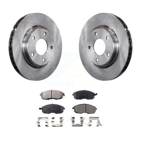 Transit Auto Front Disc Brake Rotors and Ceramic Pads Kit for Car Nissan Sentra K8T-100676