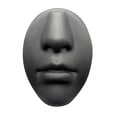 thumbnail image 2 of Modelo de cara shamjiam herramienta de enseñanza de silicona portátil, 2 of 6
