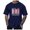 Dark Blue, variant on LUOGENLI Male T-shirts for Mens Men's Summer Fashion Canada National Day Partial Printed T Shirt Mens T-shirts Graphic Tees Vintage Summer Clothes Mens T-shirts Graphic Tees Summer Clothes Grey XL