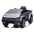 thumbnail image 1 of KingToys Grey Cybertruck Style Kids Ride On Truck 12V With Remote Control, 1 of 2