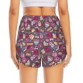 thumbnail image 2 of Lsque Doodles Wedding Printed Women's Running Shorts with Liner Pockets,Elastic Quick Dry Workout Athletic Gym Yoga Shorts,Womens High Waist Shorts-Medium, 2 of 9
