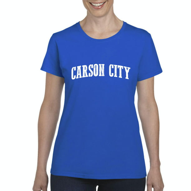 Carson City Nevada T-Shirt Home of University of Nevada Las Vegas and UNLV  Rebels Artix Womens Shirts - Walmart.com