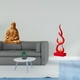 thumbnail image 2 of Figura Abstracta De Jesús Con Fuego, Estatua De Resina, Escultura Moderna Coleccionable, Adorno Para Pasillo, Dormitorio, Oficina, Escritorio, Chimenea, Patio, Estantería., 2 of 8