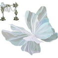 thumbnail image 3 of Craft Butterfly 50cm/20 Realistic Artificial Centimeter Inch Large Silk Butterfly, 3 of 5